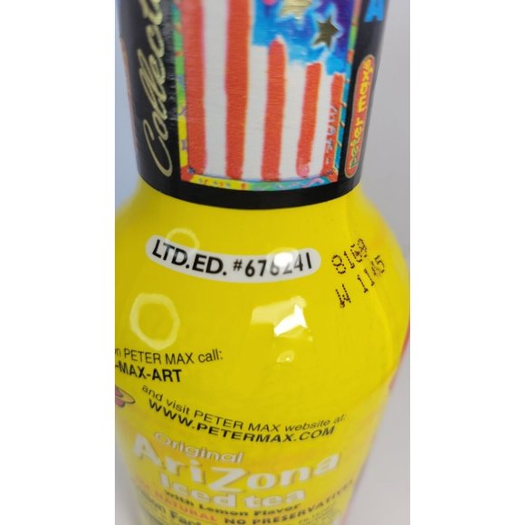 Peter Max Arizona Iced Tea Drink Bottles - Vintage Collectible,  As-Is - Picture 6 of 12